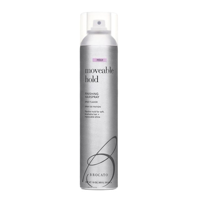 Brocato Laca para el cabello con acabado de fijación móvil (50% VOC) 10 oz | Control excepcional y acabado brillante | Para todos los estilos de cabello