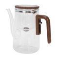thumbnail image 1 of Tetera Con Colador Infusor Y Tapa, Tetera Magnética De Vidrio Transparente De 800ml Con Separación De Agua Para Té De Hojas Sueltas, Oficina En Casa, 1 of 7