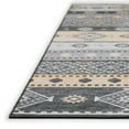 thumbnail image 4 of Yuma Indoor/Outdoor Grey Southwest 2’3" x 7’6" Non-Skid Runner Rug, 4 of 8