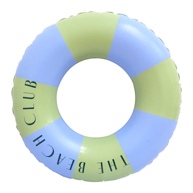 Siruishop Swimming Ring Holiday Outdoor River Party Summer Raft Inflatable Pool Floats Blue Green