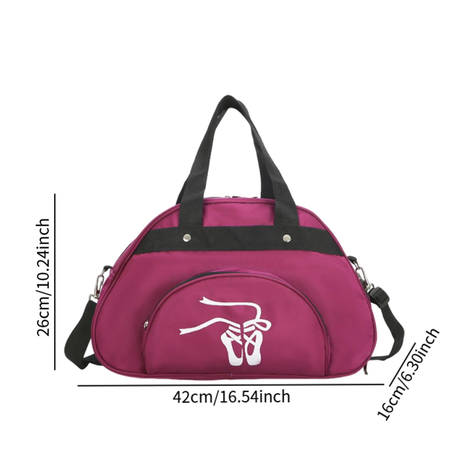 Dance Bag Garment Shoe Sports Bag Durable Nylon Material for Women Adults Ballet Gym and Workout