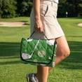 thumbnail image 4 of Yuyamidu Golf Ball Golf Cart Seat Covers with Shortage Pockets Green Golf Cart Towel Seat Covers for Club Car Universal Fit Portable, 4 of 8