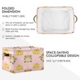 thumbnail image 2 of GZHJMY Daisy Gnome Pumpkin Halloween Thanksgiving Large Storage Basket 2 Pack,Cute Koala Collapsible Toy Storage Box Laundry Basket with Handle,Used for Home Closets, Offices, Bedrooms, 2 of 7