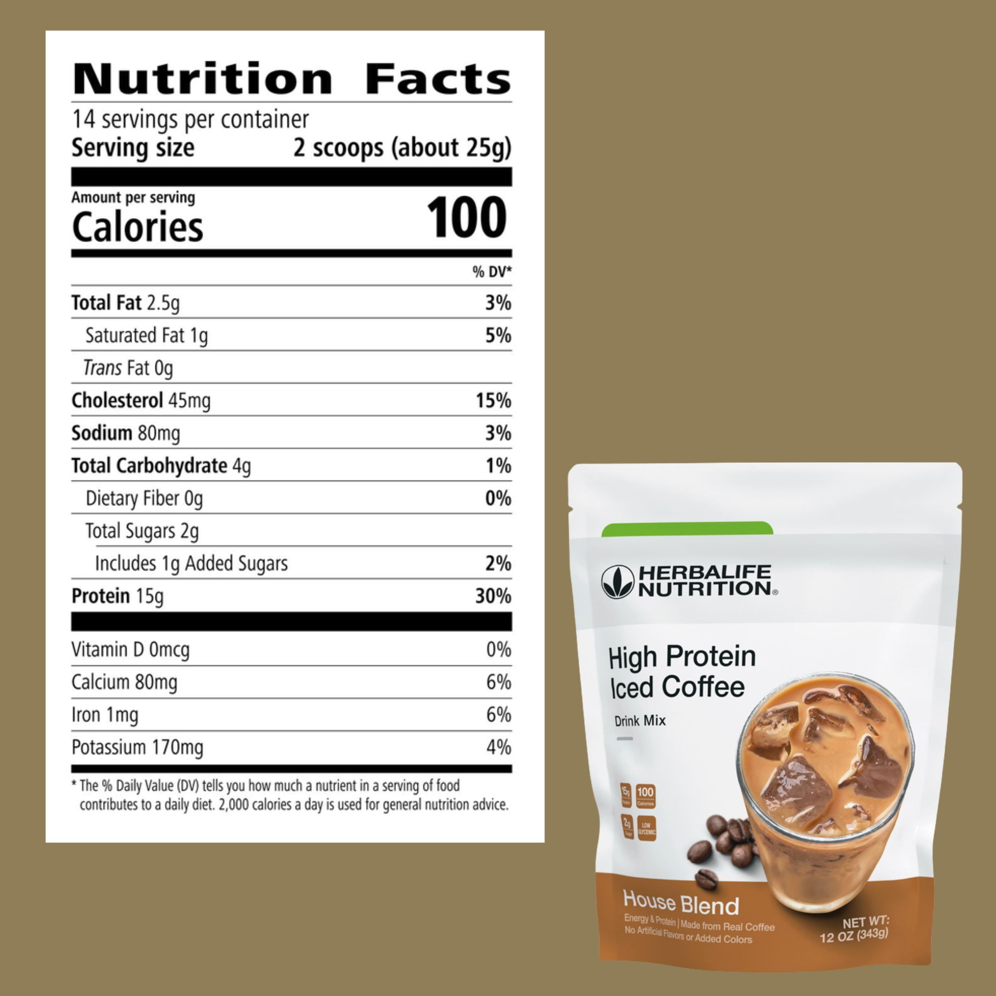 Herbalife - Brandclub - Herbalife. Iced Coffee Powder Drink Mix