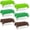 Bright Green Dark Green Brown, variant on 6Pcs Plastic Disposable Tablecloth Assorted Rainbow Neon Colors Rectangle Solid Table Cover 54x72 Inch for Birthday Wedding Graduation Picnic Party Decorations