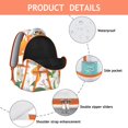 thumbnail image 4 of Citrus Lemon Drizzle Backpack - Spacious College Rucksack with Laptop Sleeve, Trendy Print for High School Students, Perfect Campus Gift, 4 of 6