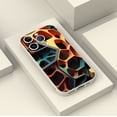thumbnail image 4 of Agregue un toque de alegría a su iPhone con una moderna funda gráfica plateada mate para teléfono, diseñada para iPhone 15 Pro Max 14 13 12 Pro 11, 4 of 4