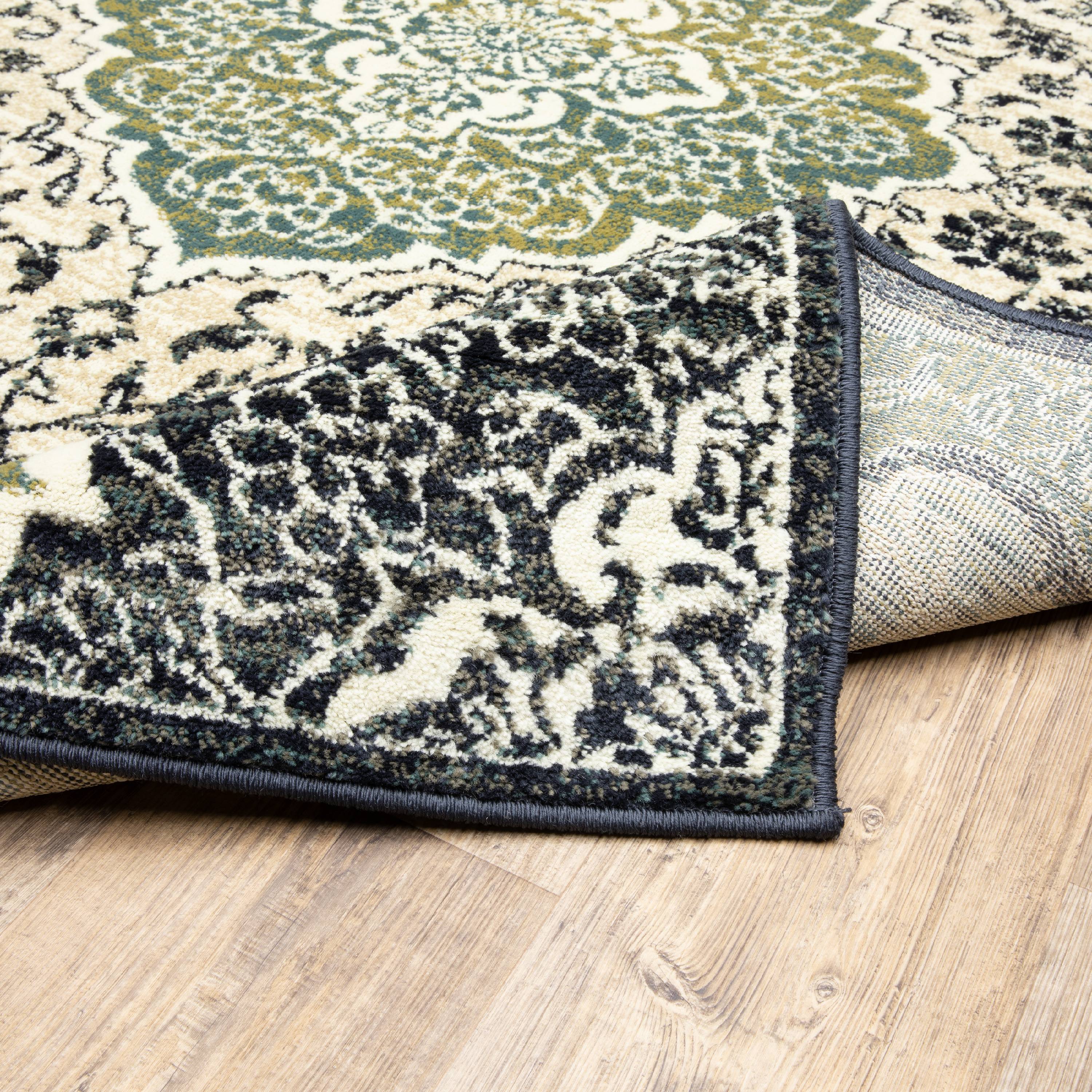 Avalon Home Edison Trellis Traditional Area Rug, Off-White