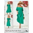 thumbnail image 7 of Xuanfei Women Off Shoulder Puff Short Sleeve Flowy A-Line Maxi Dress, 7 of 7