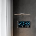 thumbnail image 4 of Yuarrent Reloj de pared Digital LED multifuncional ABS, pantalla de temperatura, alarma de pantalla múltiple de una pantalla Decoración del hogar Estilo 2, 4 of 6