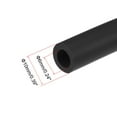 thumbnail image 2 of Uxcell 1/4-inch ID 3/8-inch OD 3.3ft Black Latex Tubing Elastic Rubber Hose, 2 of 5