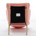 thumbnail image 5 of Sesslife Comfy Rocking Chair for Nursery, Glider Chair with High Backrest, Armrests & Upholstered Pad, Bedroom Nursery Rocker Chair for Baby & Kids, Pink, 5 of 9