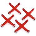 thumbnail image 1 of Red Hound Auto 4) Heavy Duty 5 Gallon Drum Bucket Dolly Dollies Steel Frame Easy Push Roll Swivel Casters, 1 of 6