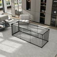 thumbnail image 6 of 200" Adjustable Safety Gate 8 Panels Play Yard Metal Doorways Fireplace Fence Christmas Tree Fence Gate for House Stairs Gate, 6 of 11
