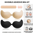 thumbnail image 6 of Nicelf Sticky Bra, Backless Adhesive Bra Nipple Covers for Women with Nipple Pasties for Backless Dress Reusable Strapless Bra Set A-D, 6 of 6