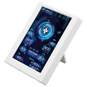 Moniteur informatique Temp, 3.5 1 cm IPS Écran 320x480 Résolution, CPU RAM Données PC Affichage de température Type C Interface, Ordinateur CPU moniteur