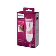 Philips SatinShave Essential Womens Wet and Dry Leg Electric Shaver, Pink (HP6306)