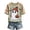 Light Green, variant on EANJE Halloween Shirts for Women Cute Ghost Shirt Fall Pumpkin T-Shirt Ghost Pumpkin Graphic Tees Casual Plaid Splice Short Sleeve Tops Blue L