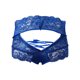 thumbnail image 5 of Gibobby Pantys para Mujer Bragas malla encaje Floral Sexy para mujer, bragas cintura alta, ropa interior ahuecada, ropa interior transparente talla grande（Azul， M), 5 of 5