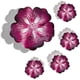 thumbnail image 1 of Moldes de resina para posavasos con forma de flores, 1 molde de silicona grande para bandeja de pétalos y 4 moldes pequeños para posavasos con forma de flor para fundición de resina,, 1 of 7