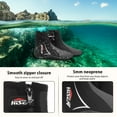 thumbnail image 4 of Botas HiSEA Botas de buceo de neopreno de 5 mm Botas de traje de neopreno con cremallera lateral para hombres y mujeres Buceo con esnórquel HiSEA Botas, 4 of 7
