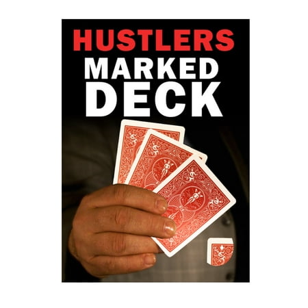 Hustlers Bicycle Marked Deck- Red