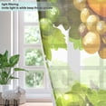 thumbnail image 4 of Harvest Gathering Breathable Sheer Curtains 63x52in Soft Light Filtering, UV Protection and Thermal Insulation, 4 of 7