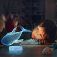 thumbnail image 3 of Lámpara de escritorio 3D de la serie Whale, luz nocturna con control remoto táctil colorida LED, 3 of 5