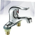 thumbnail image 3 of Alloy Two Handle Centerset Bathroom Faucet Hot and Cold Water Mixer Tap for Home Hotel Basin, 3 of 7