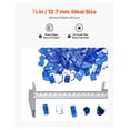thumbnail image 5 of Fire Glass Rocks, 20 LBS Cobalt Blue - 1/2 Inch Firepit Glass for Fireplace, Smokeless Reflective Fire Glass for Outdoor Fire Pit Table, Landscaping Decor, 5 of 6