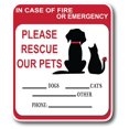 thumbnail image 1 of Emergency Pet Rescue Window Alarm - Protect Your Pets with 5" Front Door Alert for Home, RV, or House Safety - Ideal for Dogs, Cats, Birds, Rabbits - CS1414-2PK, 1 of 4