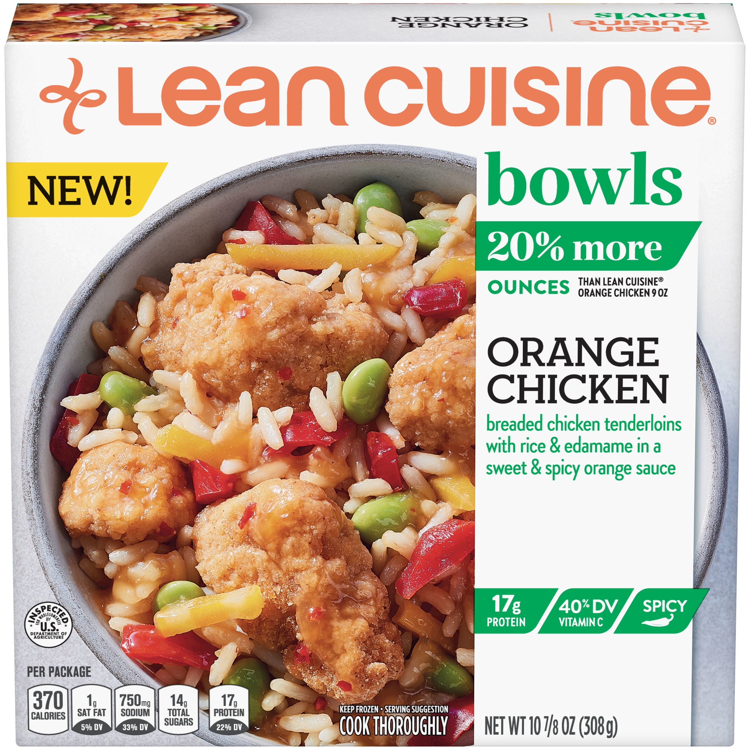 LEAN CUISINE BOWLS Orange Chicken 10.88 oz. Box