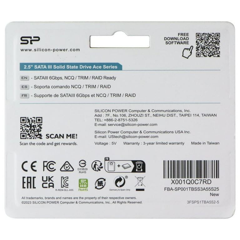 SP A55 1TB SSD 2.5インチ SATA III　未開封 Amazon.com: Silicon Power 1TB SSD 3D NAND A55 SLC Cache