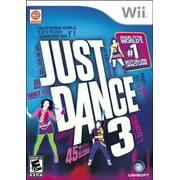 Restored Nintendo Wii Console with Just Dance 3 Bundle - Black