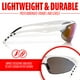 thumbnail image 4 of Gafas de sol Franklin Sports Oval MLB WHT DLX FLIP-UP blancas, 4 of 9