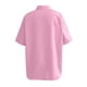 thumbnail image 4 of Nueva camisa informal holgada de manga corta para mujer: lino de color liso, poliéster estampado, para todas las estaciones, 4 of 5