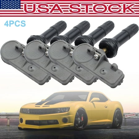 - ESYNIC 4pcs car TPMS Tire Pressure Monitoring Sensors For Chevrolet Chevy Cadillac Buick GMC 13581558 13581558 13586335 15123145 15254101 15922396 20923680 22854866 25799331 25920615 25952370