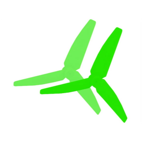 Microheli Plastic 3 Blade Propeller 45mm Tail Blade (GREEN) -MCPXBL / BL2