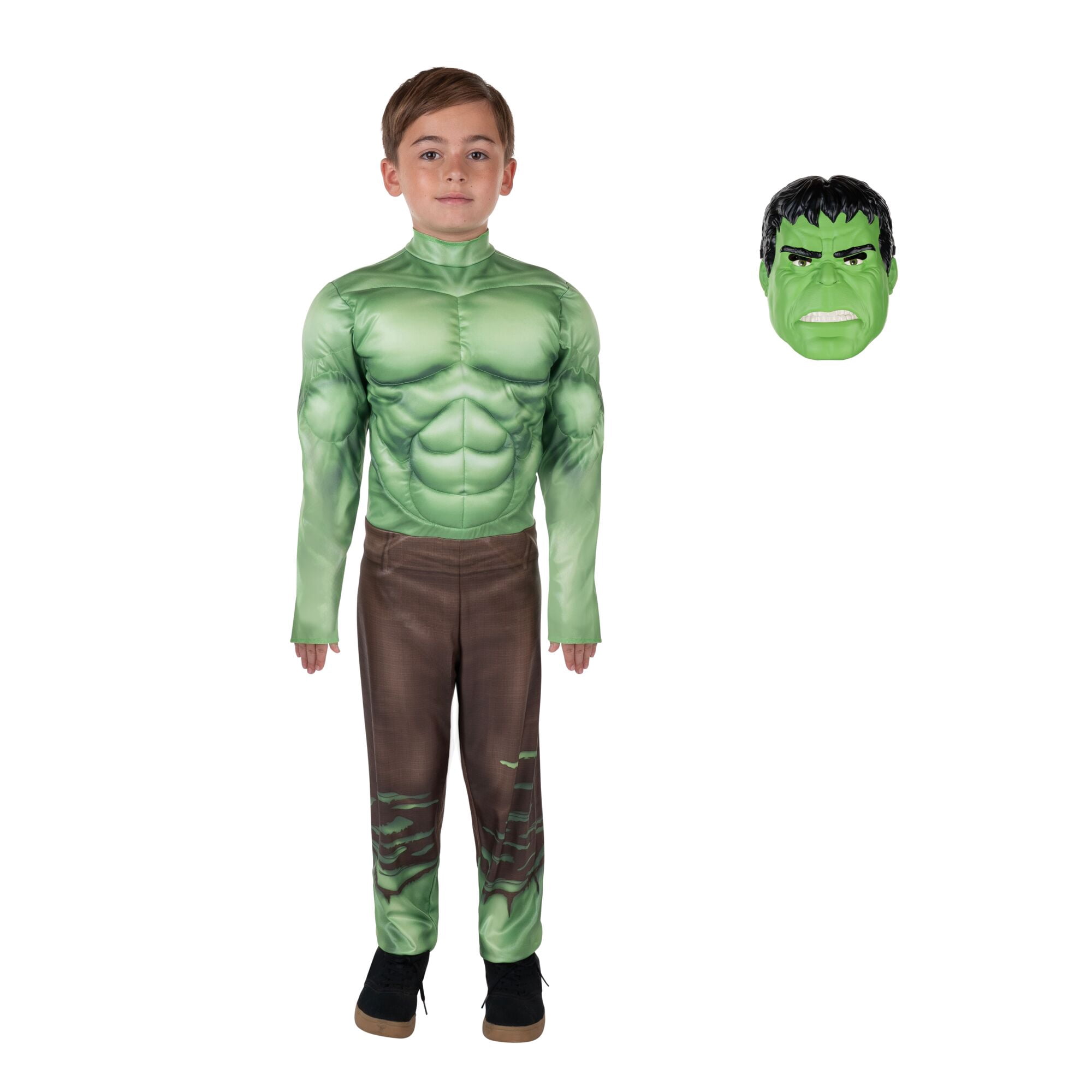 Marvel's Incredible Hulk Halloween Costume for Children, Boy's Size S (6/7), by Jazwares