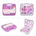 thumbnail image 3 of Ccdes Enfants Enfants Jeu de Rôle Trousse de Médecin Équipement Étui d'Infirmière Jouet Cadeau Rose/violet, Boîte Médicale Jouet, Trousse de Médecin Jouet, 3 of 6