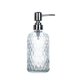 thumbnail image 1 of Dispensador de jabón de vidrio con bomba de acero inoxidable, botella dispensadora de loción for baño., 1 of 5