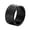 black, variant on Mens 12 mm Wide Stainless Steel Ring Big Cool Band Hammered Pattern Flat Top Comfort Fit