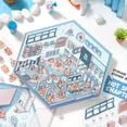 thumbnail image 7 of tasrioml 4 Sets 3D Scene Stickers Reusable Adjustable DIY Cat Cafe House Stickers Stress Relief Entertainment Decals, 7 of 7