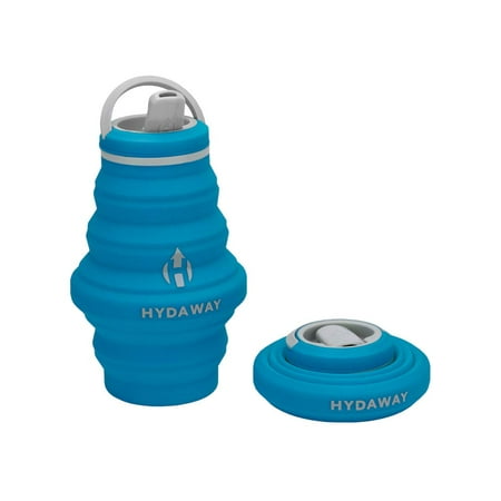 

HYDAWAY Collapsible Water Bottle 17 oz Spout Lid | Ultra-Packable Travel-Friendly Food-Grade Silicone