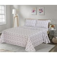 thumbnail image 5 of Ruvanti Flannel Sheets Twin XL Size - 100% Cotton Brushed Flannel Bed Sheet Sets - Deep Pockets 16 inches (Fits up to 18") - All Seasons Breathable & Super Soft - Warm & Cozy - 3 Pcs - Sand Rose, 5 of 8