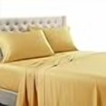 thumbnail image 3 of Royal Tradition Solid 600 Thread Count, 100-Percent Cotton California King Bed Sheets Set (Gold) Breathable, Deep Pocket, 4 Piece Sheet Set, 3 of 4