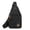 Black, variant on weibbin Men's Sporty Crossbody Chest Bag in Blue - Compact Phone Bag with Adjustable Strap for Outdoor Activities and Commute
