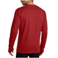 thumbnail image 5 of Hvogkswy Workout Shirts for Men Solid Crew Neck Long Sleeve Base Layer T-Shirt Thin Breathable Sport Fitness Pullover Top, Size S-3XL, 5 of 7