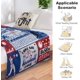 thumbnail image 5 of LHSHID Flannel Fleece Blanket American Football Field Green for Bedroom Couch Travelling Comfortable All Season Air Conditioning Blanket for Adult Chidern 40x50in, 5 of 6