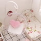 thumbnail image 3 of Silla columpio en mini Simulación de muebles silla columpio Cojín de amor con manta para decoración Bebé Sunnimix Sillas giratorias en miniatura, 3 of 8
